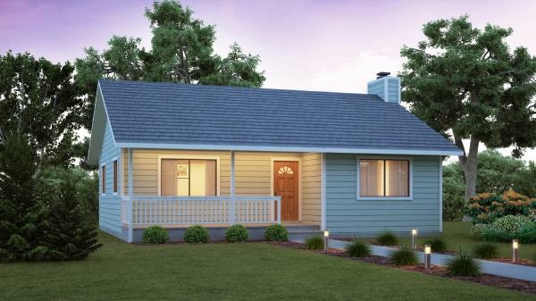 1 Story Modular, Manufactured, Prefab, Kit Homes - 1 to 3 Bedrooms (600-2000 Sq ft)